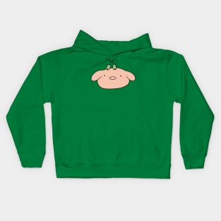 Olive Piggy Face Kids Hoodie